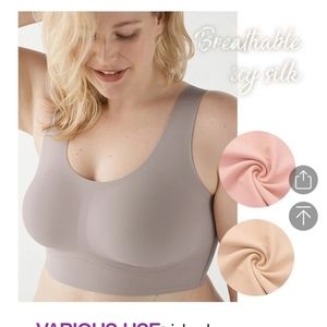 Plus size seamless bras